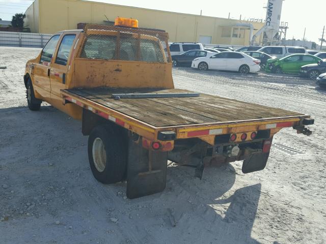 1FDWW36P13EB99108 - 2003 FORD F350 SUPER YELLOW photo 3