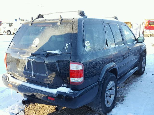 JN8DR09Y24W903516 - 2004 NISSAN PATHFINDER BLACK photo 4