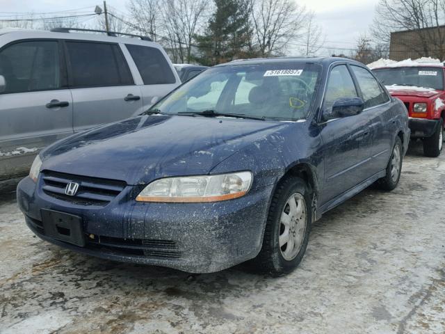 JHMCG65872C015122 - 2002 HONDA ACCORD EX BLUE photo 2