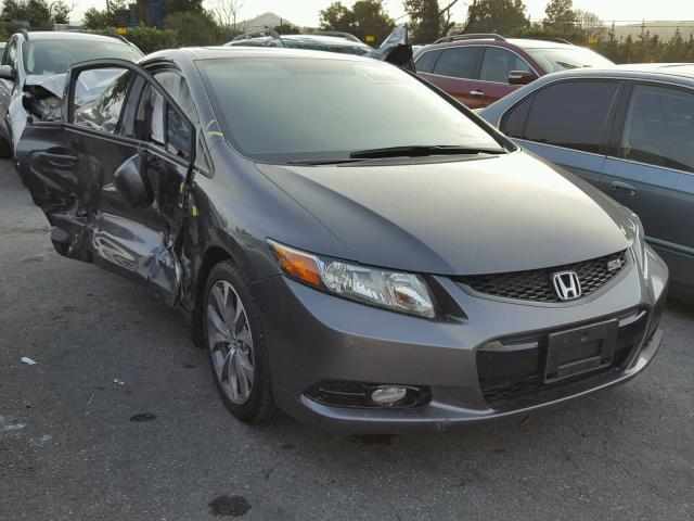 2HGFG4A53CH704301 - 2012 HONDA CIVIC SI GRAY photo 1