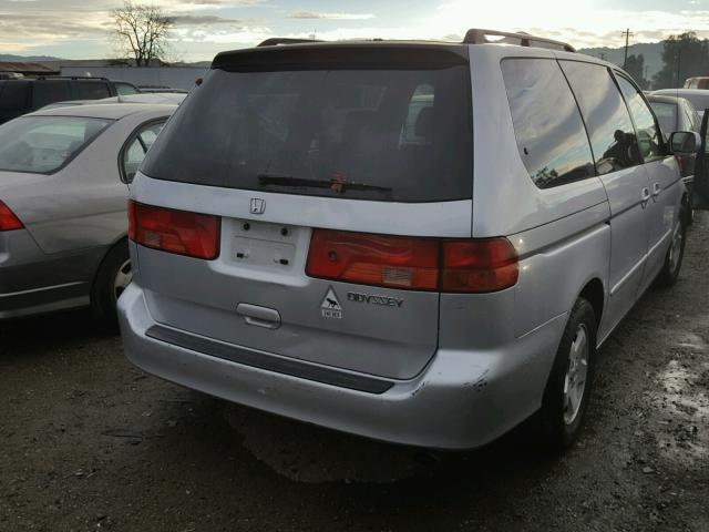 2HKRL18601H524184 - 2001 HONDA ODYSSEY EX SILVER photo 4