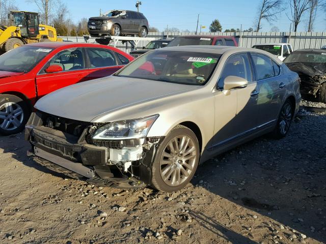 JTHBL5EF2E5130235 - 2014 LEXUS LS 460 GOLD photo 2