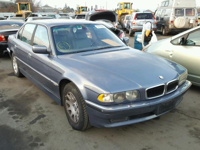 WBAGH83481DP27155 - 2001 BMW 740 IL BLUE photo 1