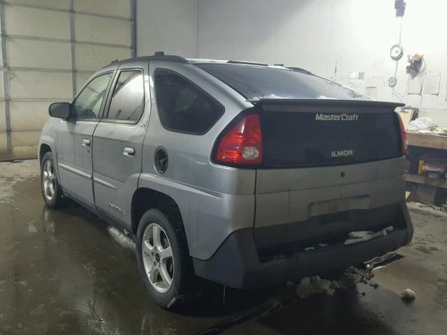 3G7DA03E33S523577 - 2003 PONTIAC AZTEK GRAY photo 3