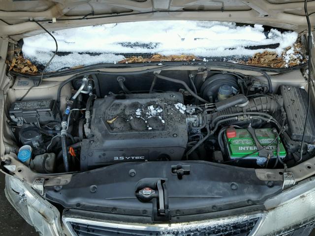 2HKRL18631H583357 - 2001 HONDA ODYSSEY EX GOLD photo 7