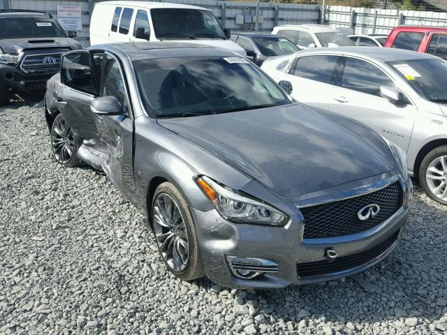 JN1BY1AP3GM220824 - 2016 INFINITI Q70 3.7 GRAY photo 1