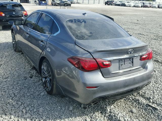 JN1BY1AP3GM220824 - 2016 INFINITI Q70 3.7 GRAY photo 3