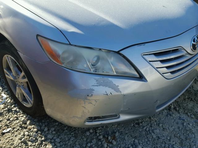 4T1BE46K78U236168 - 2008 TOYOTA CAMRY CE BLUE photo 9