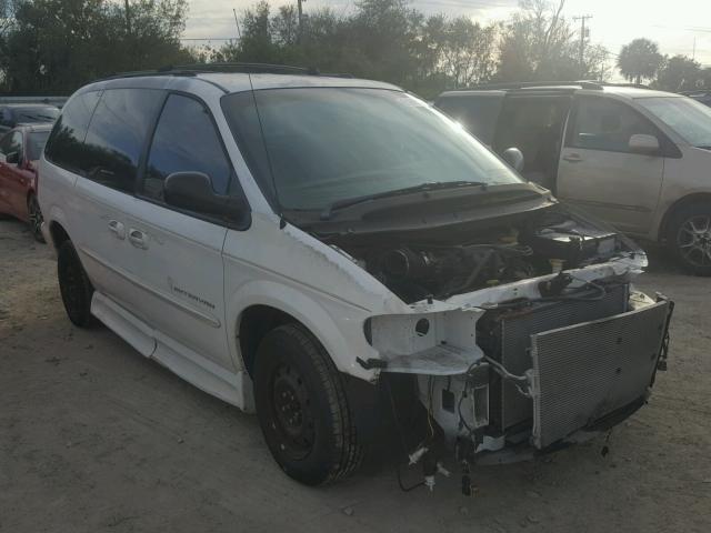 2B4GP74L92R772249 - 2002 DODGE GRAND CARA WHITE photo 1