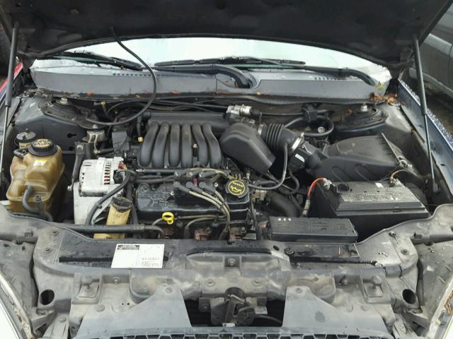 1FAFP58U81G128334 - 2001 FORD TAURUS SE BLUE photo 7