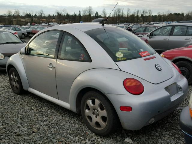 3VWCB21C32M416441 - 2002 VOLKSWAGEN NEW BEETLE SILVER photo 3