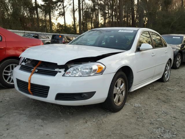 2G1WG5EK2B1226909 - 2011 CHEVROLET IMPALA LT WHITE photo 2