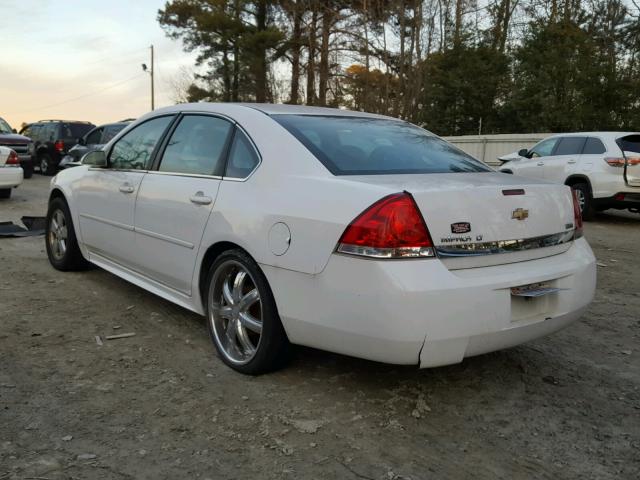 2G1WG5EK2B1226909 - 2011 CHEVROLET IMPALA LT WHITE photo 3