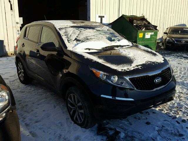 KNDPB3AC0G7875034 - 2016 KIA SPORTAGE L BLACK photo 1