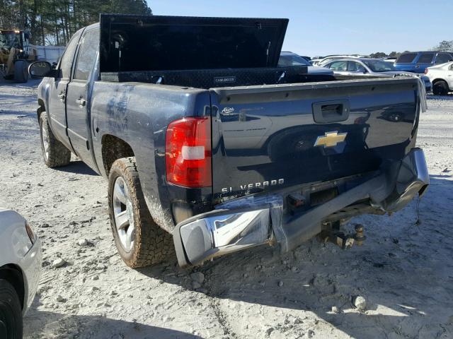 3GCEC13J17G500603 - 2007 CHEVROLET SILVERADO BLUE photo 3