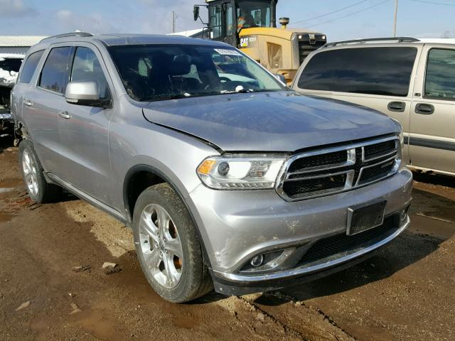 1C4SDJDT7EC125655 - 2014 DODGE DURANGO LI SILVER photo 1