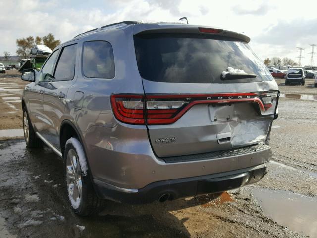 1C4SDJDT7EC125655 - 2014 DODGE DURANGO LI SILVER photo 3