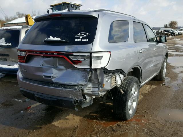 1C4SDJDT7EC125655 - 2014 DODGE DURANGO LI SILVER photo 4