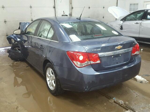 1G1PC5SB0E7149937 - 2014 CHEVROLET CRUZE LT BLUE photo 3