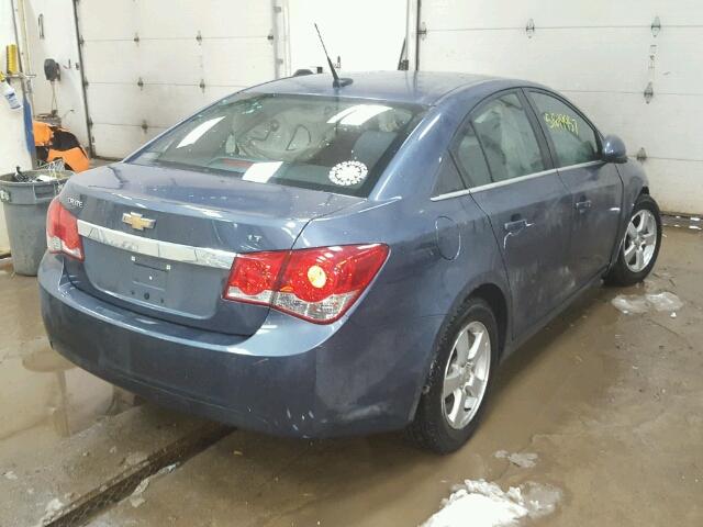 1G1PC5SB0E7149937 - 2014 CHEVROLET CRUZE LT BLUE photo 4