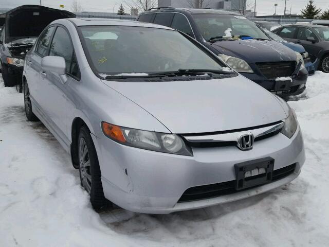 2HGFA16877H004239 - 2007 HONDA CIVIC EX ვერცხლისფერი ფოტო 1