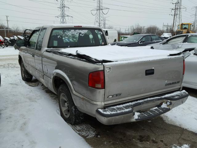 1GCCS1945W8220344 - 1998 CHEVROLET S TRUCK S1 BEIGE photo 3