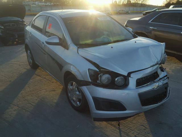 1G1JA5SH9E4174028 - 2014 CHEVROLET SONIC LS Արծաթագույն լուսանկար 1