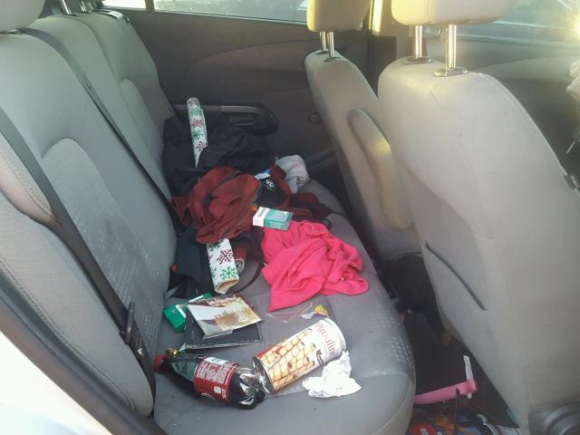 1G1JA5SH9E4174028 - 2014 CHEVROLET SONIC LS Արծաթագույն լուսանկար 6