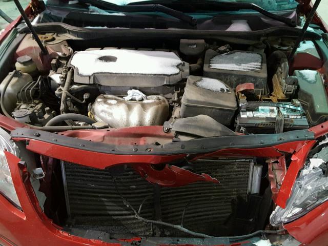 4T1BF3EK0BU612497 - 2011 TOYOTA CAMRY BASE RED photo 7