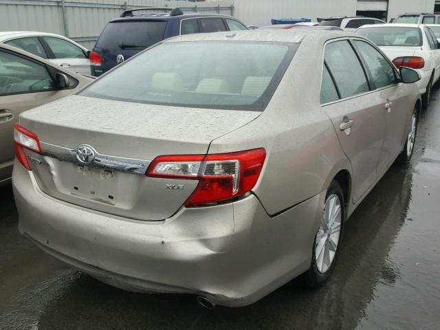 4T4BF1FK2DR324511 - 2013 TOYOTA CAMRY L GOLD photo 4