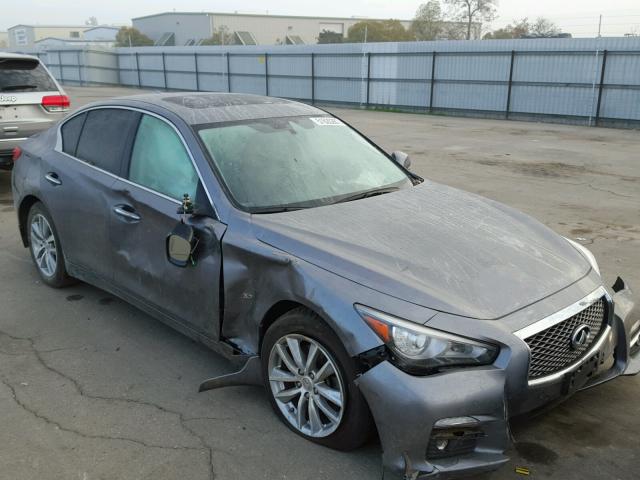 JN1BV7AR5EM704486 - 2014 INFINITI Q50 BASE Сірий фото 1