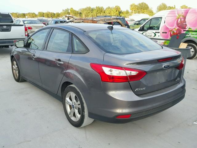 1FADP3F28DL253326 - 2013 FORD FOCUS SE GRAY photo 3