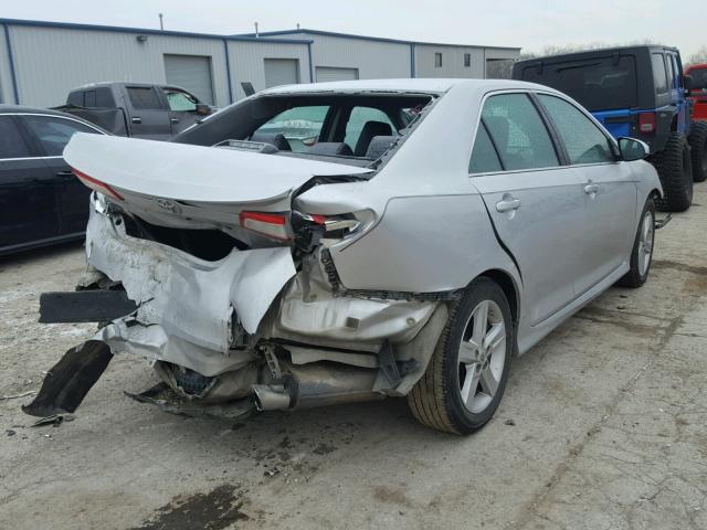 4T1BF1FKXEU312392 - 2014 TOYOTA CAMRY L SILVER photo 4