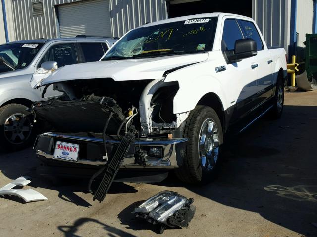 1FTEW1CPXGKF75692 - 2016 FORD F150 SUPER WHITE photo 2