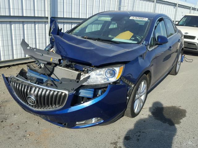 1G4PP5SK3E4203014 - 2014 BUICK VERANO BLUE photo 2