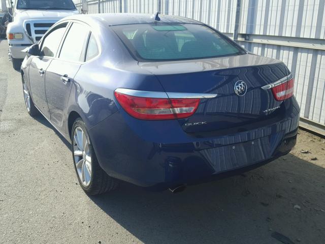 1G4PP5SK3E4203014 - 2014 BUICK VERANO BLUE photo 3