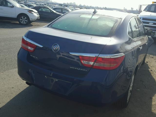 1G4PP5SK3E4203014 - 2014 BUICK VERANO BLUE photo 4