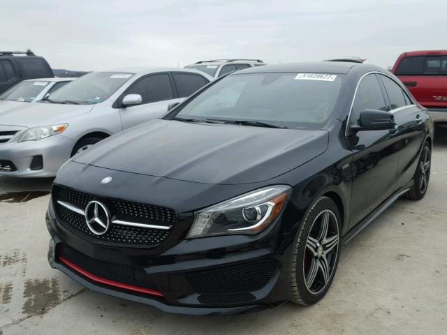 WDDSJ4EB8FN161088 - 2015 MERCEDES-BENZ CLA 250 BLACK photo 2