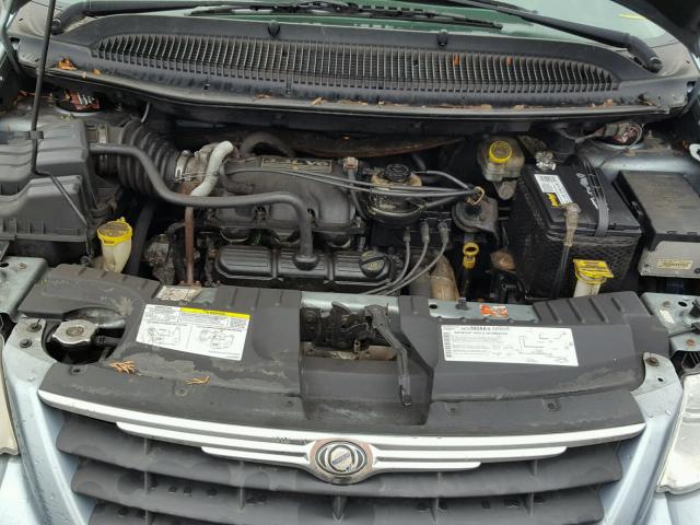 1A4GP44R06B567116 - 2006 CHRYSLER TOWN & COU BLUE photo 7