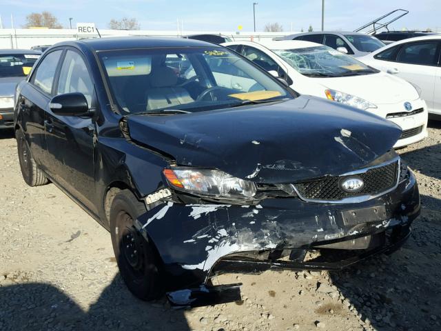 KNAFU4A26A5822194 - 2010 KIA FORTE EX BLACK photo 1