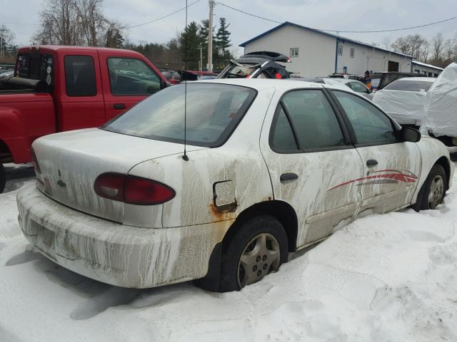 1G1JC524027395387 - 2002 CHEVROLET CAVALIER B WHITE photo 4