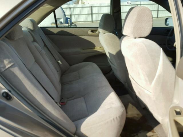 4T1BF32K02U033207 - 2002 TOYOTA CAMRY LE ოქროსფერი ფოტო 6