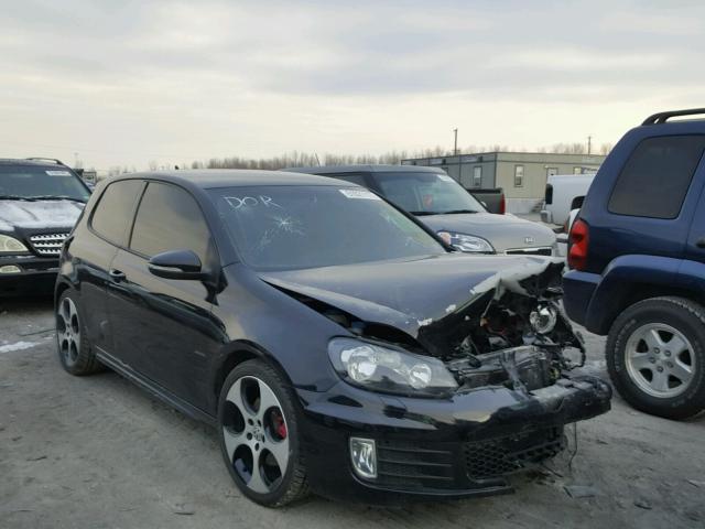 WVWEV7AJ6CW088805 - 2012 VOLKSWAGEN GTI BLACK photo 1