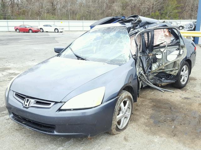 1HGCM56835A121071 - 2005 HONDA ACCORD EX BLUE photo 2