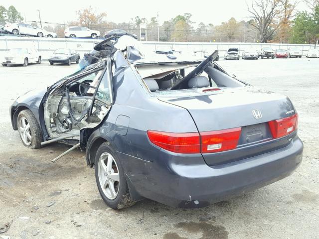 1HGCM56835A121071 - 2005 HONDA ACCORD EX BLUE photo 3