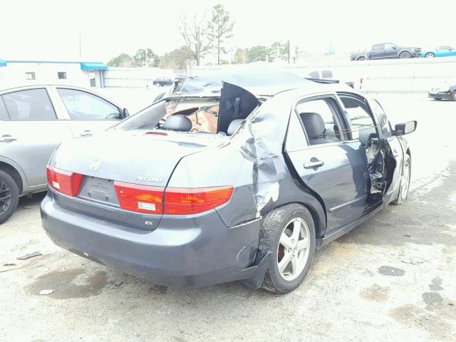 1HGCM56835A121071 - 2005 HONDA ACCORD EX BLUE photo 4