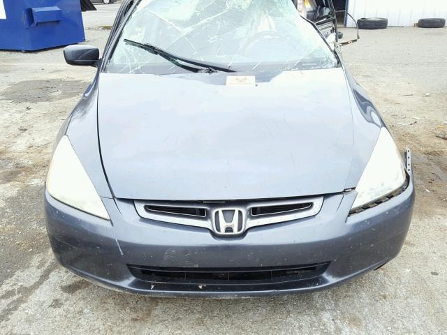 1HGCM56835A121071 - 2005 HONDA ACCORD EX BLUE photo 7