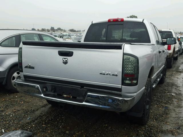 1D7HU18N08S619071 - 2008 DODGE RAM 1500 S SILVER photo 4