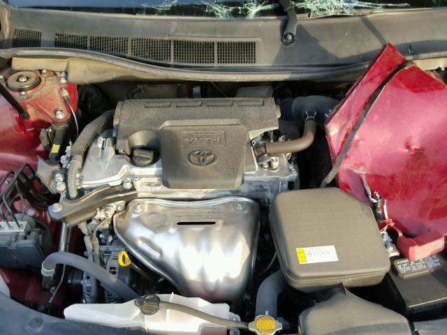 4T1BF1FK9FU982579 - 2015 TOYOTA CAMRY LE RED photo 7