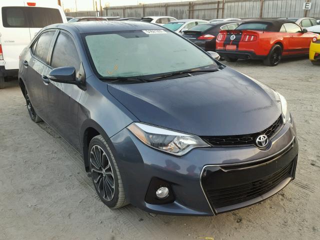 5YFBURHE4FP238448 - 2015 TOYOTA COROLLA L BLUE photo 1